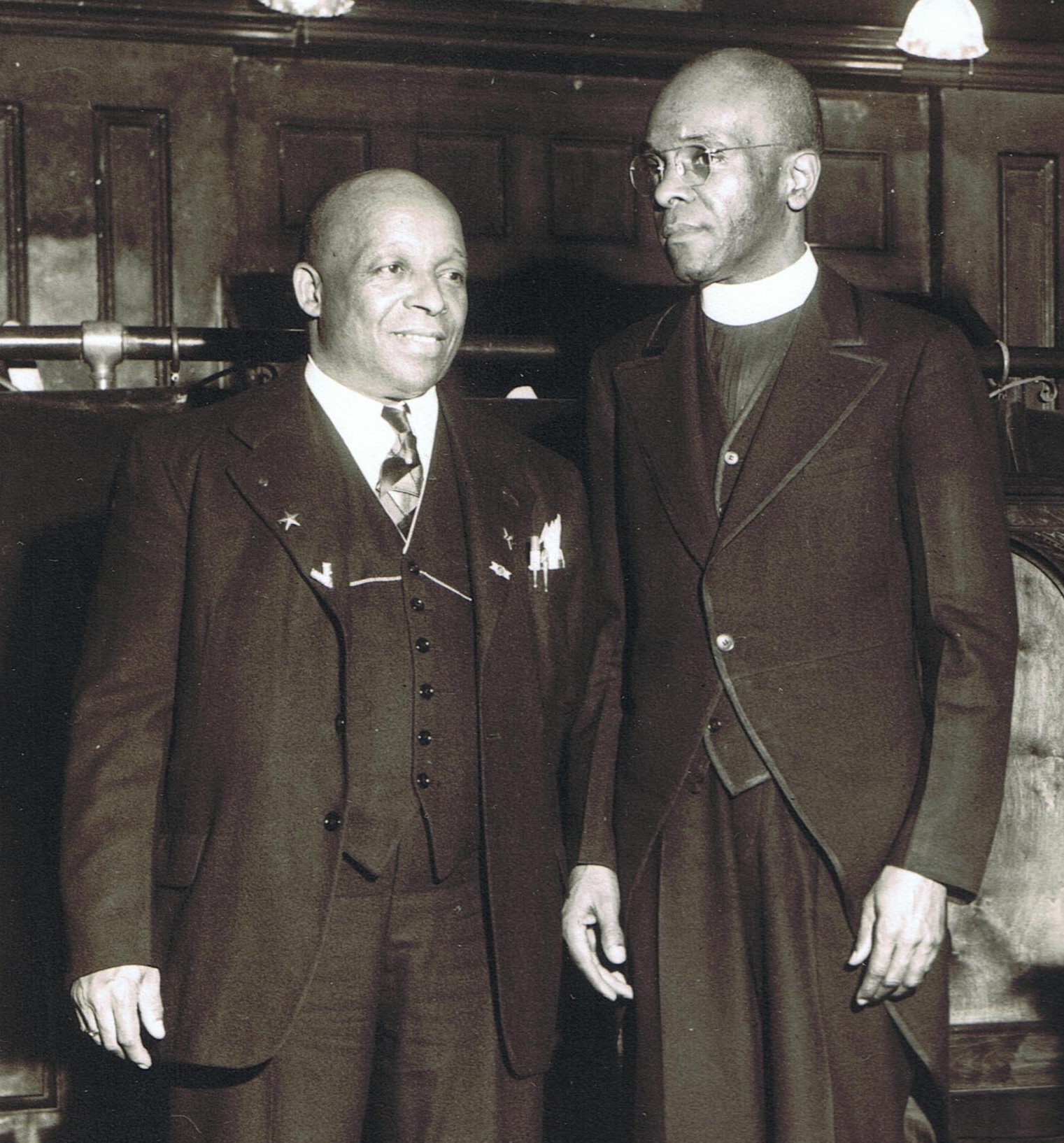FATHER DIVINE and Bishop Simms